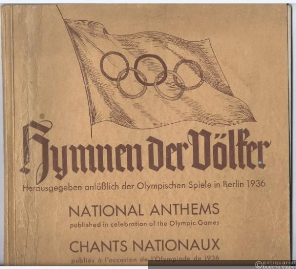  - Hymnen der Völker / National Anthems / Chants Nationaux (= Edition Breitkopf, Nr. 5630). Klavier zweihändig und Stimmen.