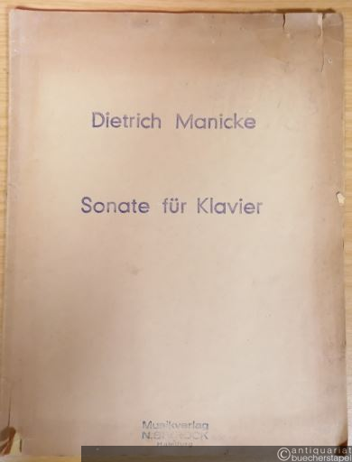  - Sonate für Klavier (1961).