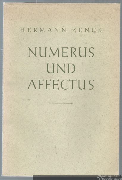  - Numerus und Affectus. Studien zur Musikgeschichte (= Musikwissenschaftliche Arbeiten, Nr. 16).