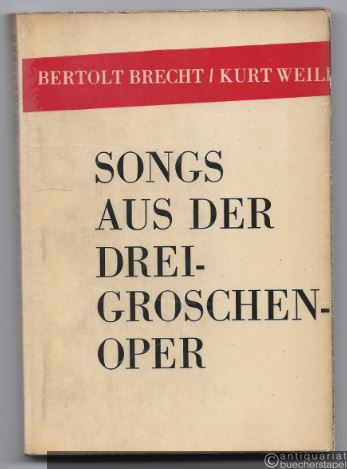  - Songs aus der Dreigroschenoper.