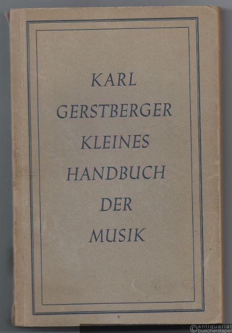  - Kleines Handbuch der Musik.