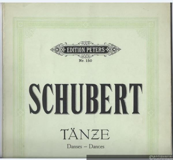  - Tänze für Klavier zu 2 Händen (= Edition Peters, Nr. 150).