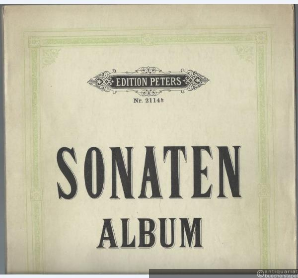  - Sonaten-Album. Sammlung der beliebtesten Sonaten für Klavier zu 2 Händen, Band II (= Edition Peters, Nr. 2114b).