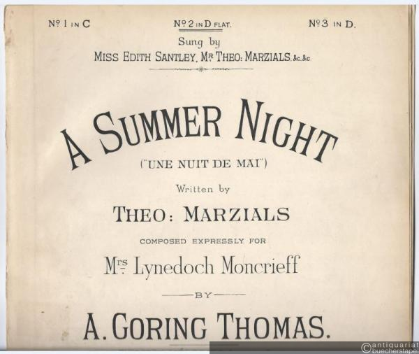  - A Summer Night (Une nuit de mai). No. 2 in D flat.