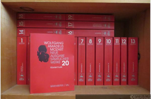  - Wolfgang Amadeus Mozart. Neue Ausgabe sämtlicher Werke. Werkausgabe in 20 Bänden [vollständig]. Studienpartitur.