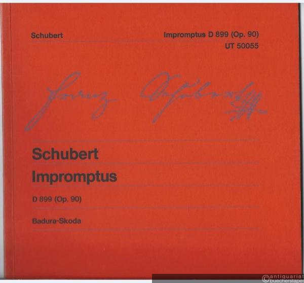  - Impromptus D 899 (Op. 90) (= Wiener Urtext Edition, Nr. 50055).