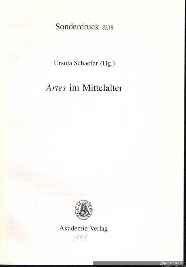  - Divisio musicae und auditus im frühen 14. Jahrhundert (= Sonderdruck aus: Artes im Mittelalter).