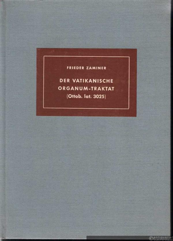  - Der vatikanische Organum-Traktat (Ottob. lat. 3025). Organum-Praxis der frühen Notre Dame-Schule und ihrer Vorstufen (= Münchner Veröffentlichungen zur Musikgeschichte, Bd. 2).
