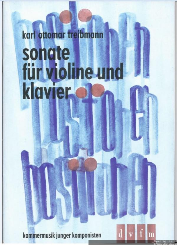  - Sonate für Violine und Klavier (1971) (= DVfM 8114. Positionen. Kammermusik junger Komponisten).