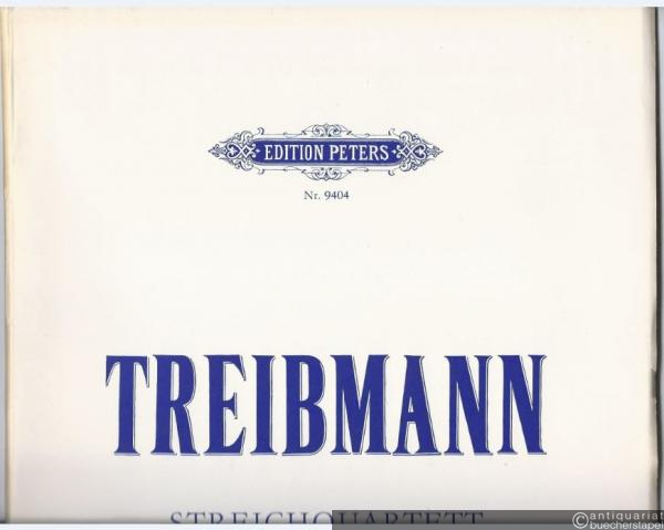  - Streichquartett (1970) (= Edition Peters, Nr. 9404). Stimmen.