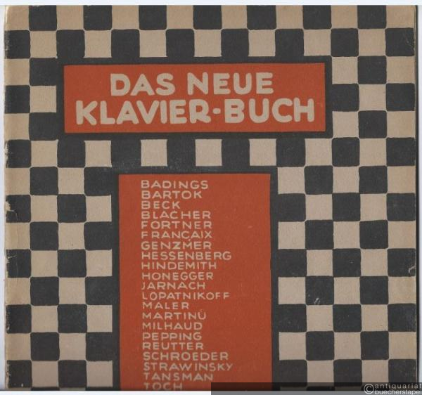  - Das neue Klavier-Buch. Eine Sammlung von Klavierstücken zeitgenössischer Komponisten. Band II (mittel) (= Edition Schott, Nr. 1401).