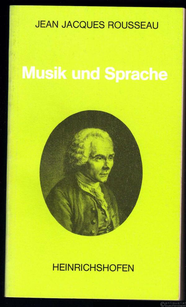 - Musik und Sprache. Ausgewählte Schriften (= Taschenbücher zur Musikwissenschaft, Band 99).