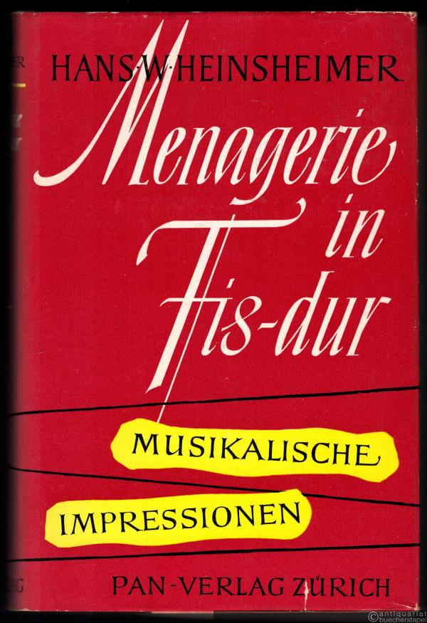  - Menagerie in Fis-dur. Musikalische Impressionen.