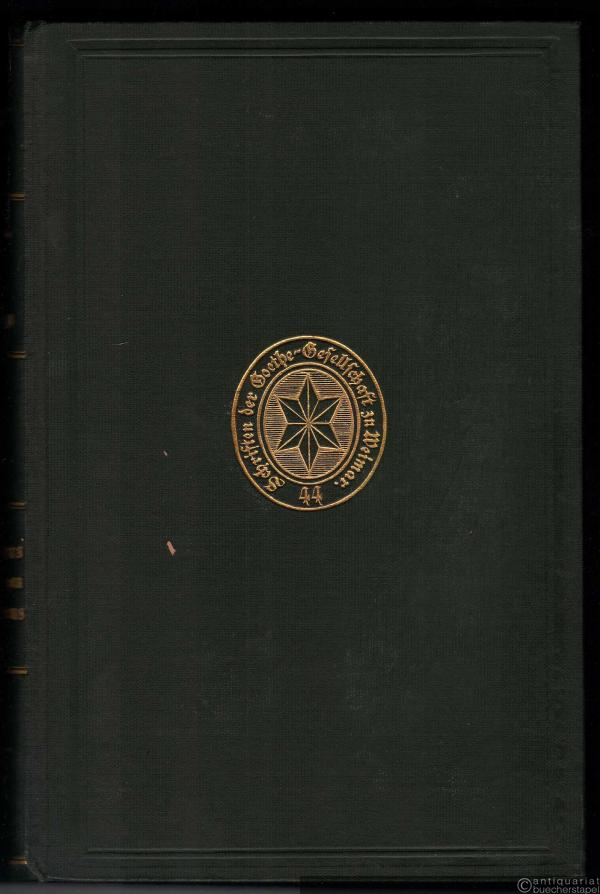  - Carl Friedrich Zelters Darstellungen seines Lebens (= Schriften der Goethe-Gesellschaft, Bd. 44).