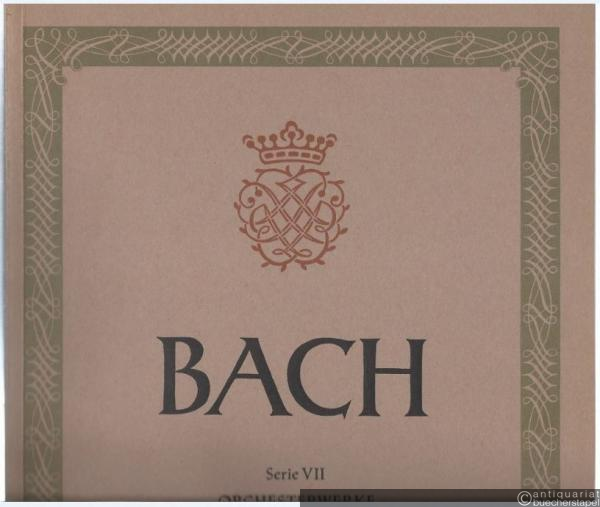  - Konzerte für Violine, für zwei Violinen, für Cembalo, Flöte und Violine (= Johann Sebastian Bach. Neue Ausgabe sämtlicher Werke. Serie VII: Orchesterwerke, Band 3). BA 5065.