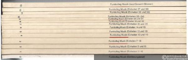  - Funkkolleg Musik. Studienbegleitbriefe 0-13 (14 Bände, so vollständig).