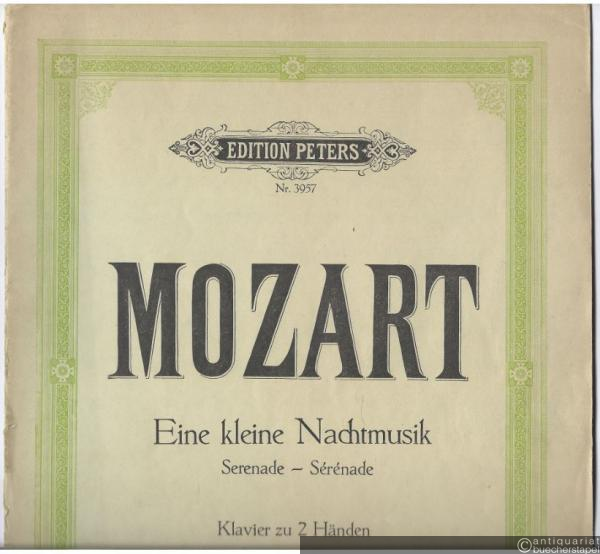  - Eine kleine Nachtmusik. Serenade für Klavier zu 2 Händen (= Edition Peters, Nr. 3957).