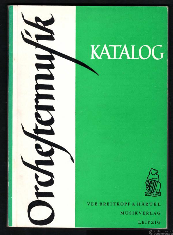  - Orchestermusik. Katalog 1971.