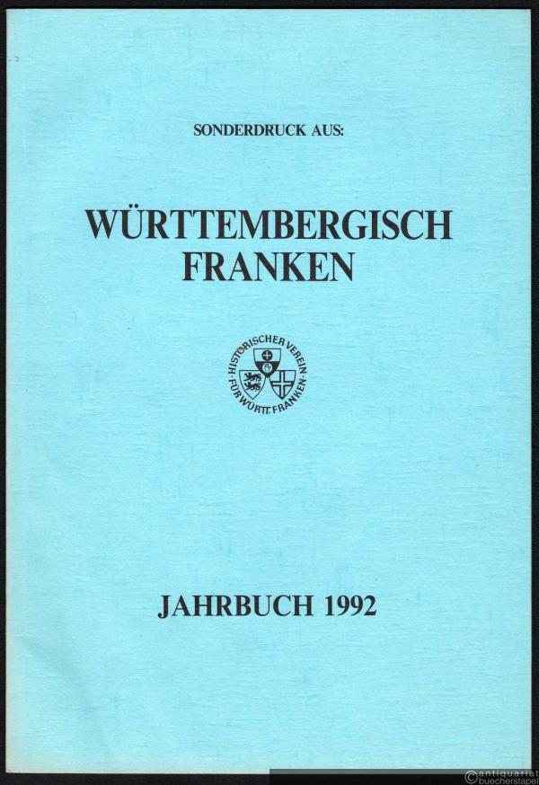  - Fürstlicher Dilettantismus. Zu einer Komposition des Herzogs Eugen von Württemberg (Sonderdruck aus: Württembergisch Franken, Jahrbuch 1992).