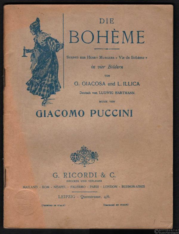  - Die Boheme [Textbuch].