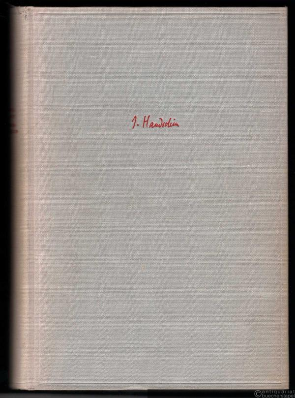  - Gedenkschrift Jacques Handschin. Aufsätze und Bibliographie.