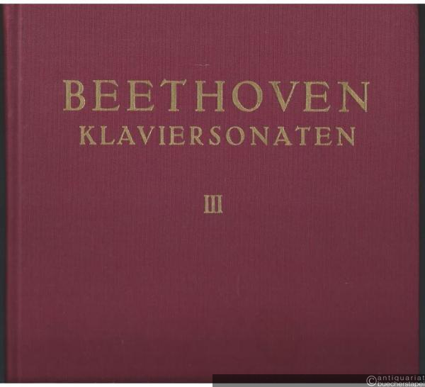  - Sonaten für Klavier zu zwei Händen III (= Edition Peters Nr. 1801c).