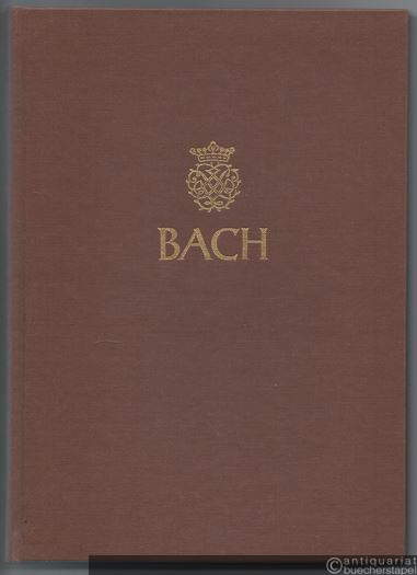  - Johann Sebastian Bach. Neue Ausgabe sämtlicher Werke. Serie V, Band 8. Die sechs Französischen Suiten BWV 812-817, 814a, 815a, zwei Suiten a-Moll, Es-Dur BWV 818, 819, 818a, 819a. Kritischer Bericht.