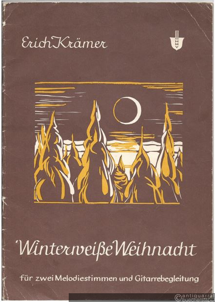  - Winterweiße Weihnacht. Alte und neue Lieder um die Weihnachtszeit für zwei Melodiestimmen und Gitarrebegleitung.