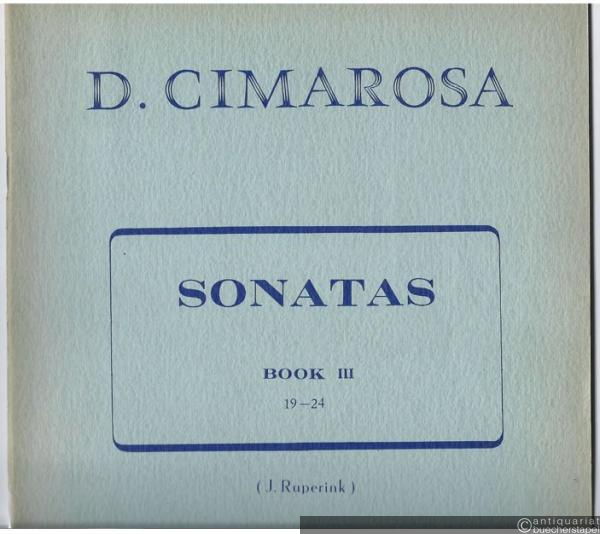  - Sonatas. Book III (19-24).