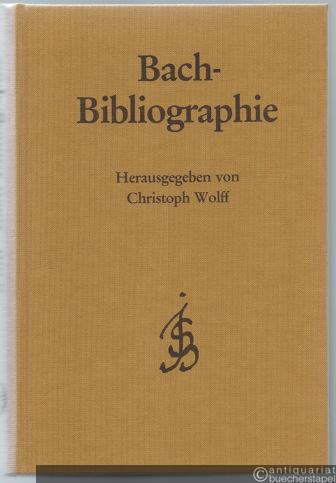 - Bach-Bibliographie. Nachdruck der Verzeichnisse des Schrifttums über Johann Sebastian Bach (Bach-Jahrbuch 1905-1984). Mit einem Supplement und Register.