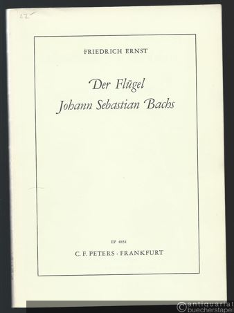  - Der Flügel Johann Sebastian Bachs. Ein Beitrag zur Geschichte des Instrumentenbaus im 18. Jahrhundert (= Edition Peters, Nr. 4851).