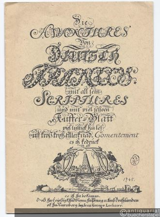  - Die Aventures von Deutsch Francos mit all sein Scriptures und mit viel schoen Kuffer-Blatt viel lustigk zu les uff kroß kroß Allerknäd. Comentement.