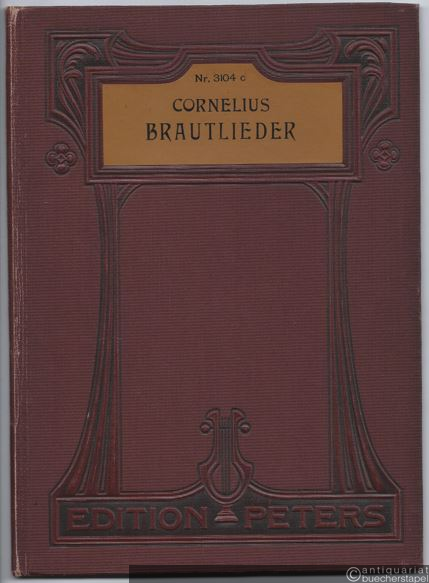  - Brautlieder für eine Singstimme mit Pianofortebegleitung (= Edition Peters, Nr. 3104c).