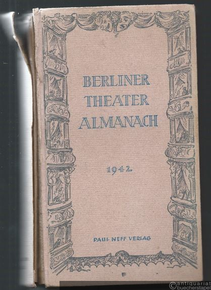  - Berliner Theater-Almanach 1942.