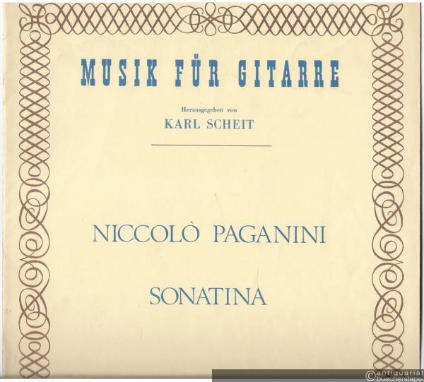  - Sonatina (= Musik für Gitarre, hrsg. v. Karl Scheit. Universal Edition, Nr. 14455).