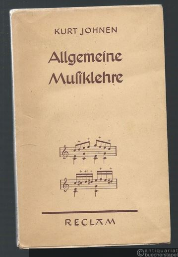  - Allgemeine Musiklehre (= Reclams Universal-Bibliothek, Band 7352/53).