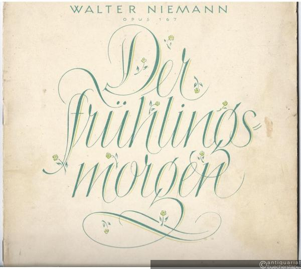  - Der Frühlingsmorgen, Opus 167. Acht kleine Blumenstücke. Piano solo.