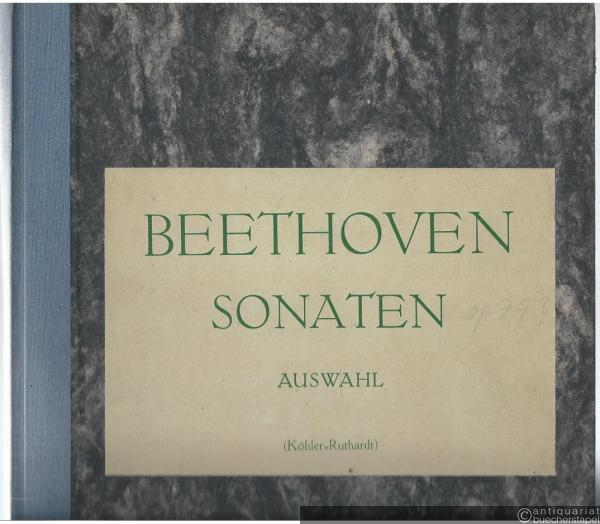  - Sonaten für Klavier zu 2 Händen. Auswahl (= Edition Peters).