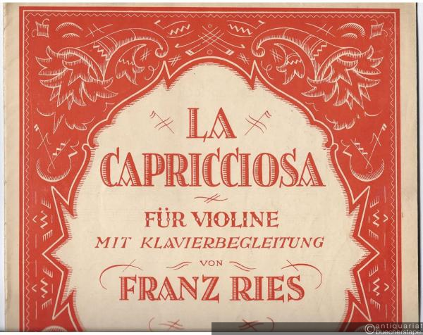  - La Capricciosa. Für Violine mit Klavierbegleitung.