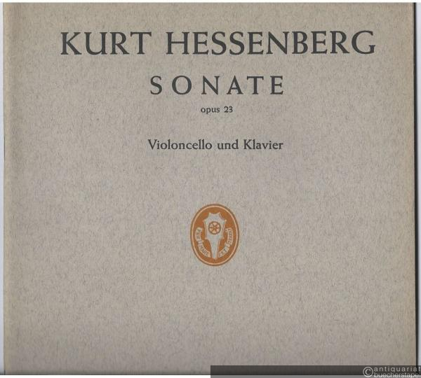  - Sonate für Violoncello und Klavier, Opus 23 (= Edition Schott, Nr. 3785).