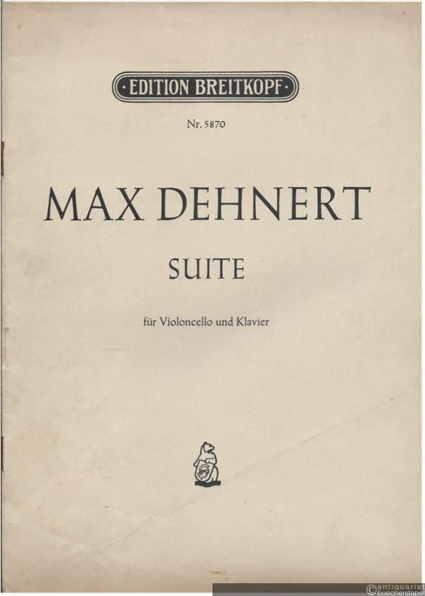  - Suite für Violoncello und Klavier (= Edition Breitkopf, Nr. 5870).