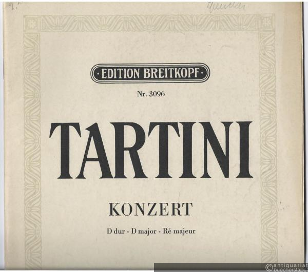  - Konzert für Violoncell und Orchester D-Dur (= Edition Breitkopf, Nr. 3096). Ausgabe für Violoncell und Klavier.