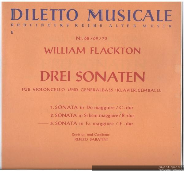  - 3. Sonate in Fa maggiore F-Dur (= Drei Sonaten für Violoncello und Generalbass (Klavier, Cembalo). Doblinger DM 70).