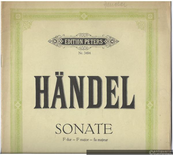  - Sonate F-Dur für Violoncello und Pianoforte [Op. 1, Nr. 12] (= Edition Peters, Nr. 3494).
