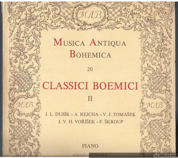  - Classici Boemici II (= Musica Antiqua Bohemica, 20). Piano.