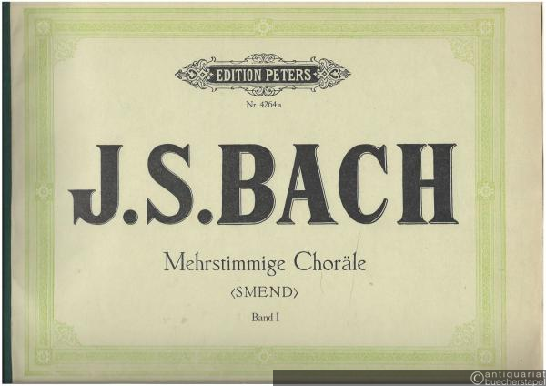  - Mehrstimmige Choräle, Band I (= Edition Peters, Nr. 4264a).