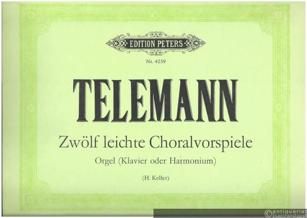  - Zwölf leichte Choralvorspiele für Orgel manualiter oder Klavier (Harmonium) (= Edition Peters, Nr. 4239).