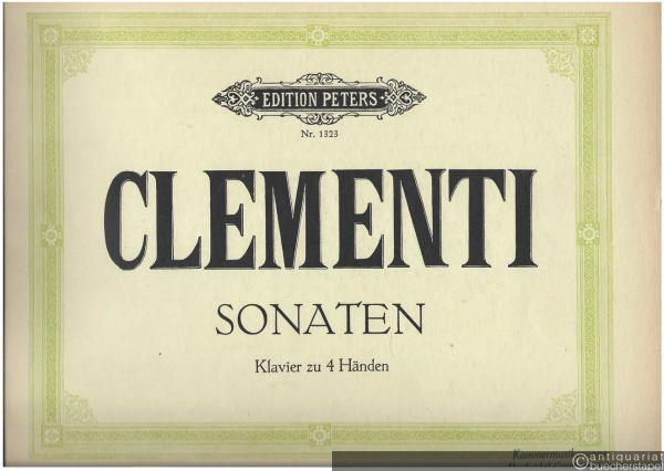 - Sonatinen für Klavier zu 4 Händen (= Edition Peters, Nr. 1323).