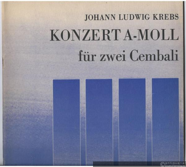  - Konzert a-Moll für zwei Cembali (= DVfM 8102).