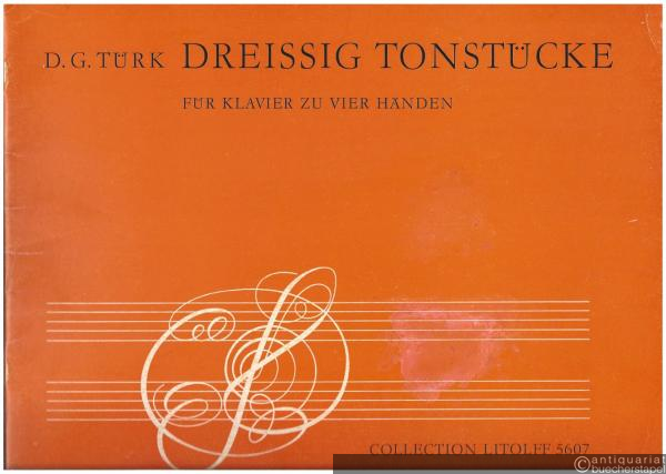  - Dreissig Tonstücke für Klavier zu vier Händen (= Collection Litolff 5607).